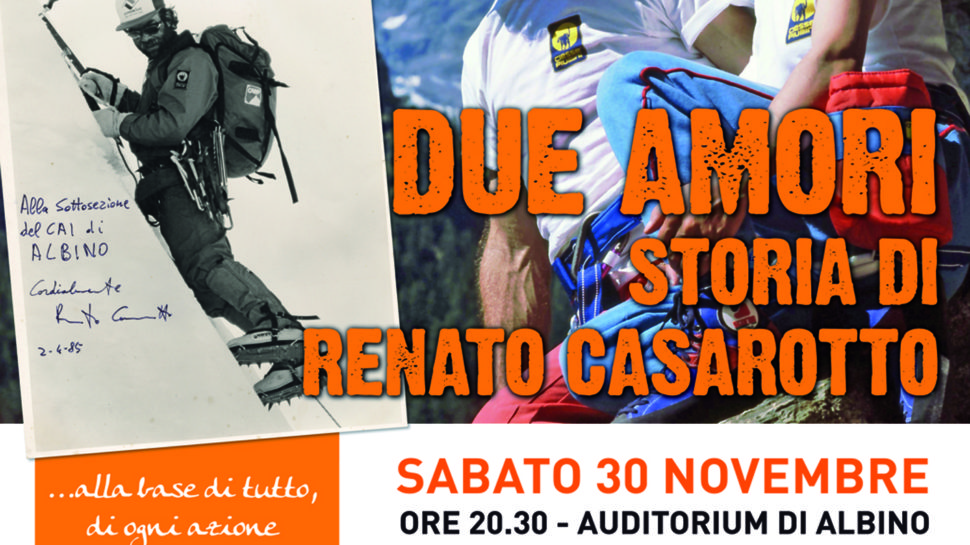 Cai di Albino, sabato 30 novembre la serata in ricordo di Renato Casarotto