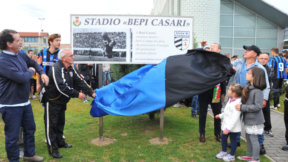 Lo stadio di Martinengo intitolato a Bepi Casari