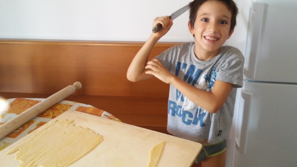 Il bambin Gesù s’incarna nel seno della Vergine che passa dieci minuti da incubo e il momento magico tra mio figlio Vinicio e sua nonna Valeria