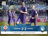 Una bella Atalanta viene punita al fotofinish dalla Fiorentina