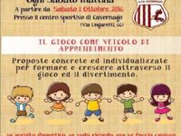 “Il gioco come veicolo di apprendimento”. Al via la nuova iniziativa del Cavernago per piccoli e piccole del 2011 e del 2012