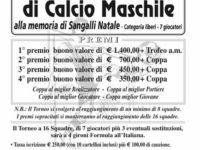 A Calusco arriva il Notturno di calcio maschile alla memoria di Natale Sangalli. Tutte le info