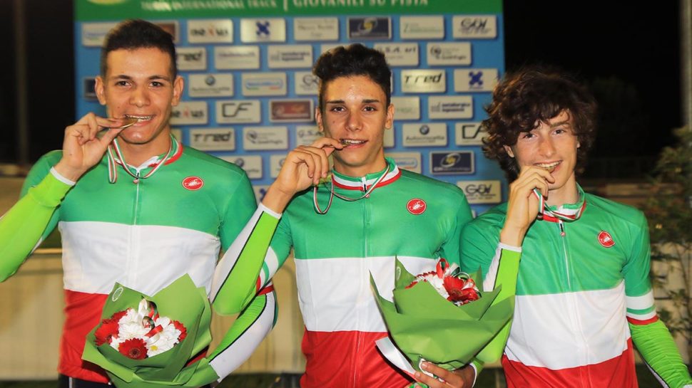 Andrea D’Amato (Team F.lli Giorgi) campione italiano della Velocità a squadre