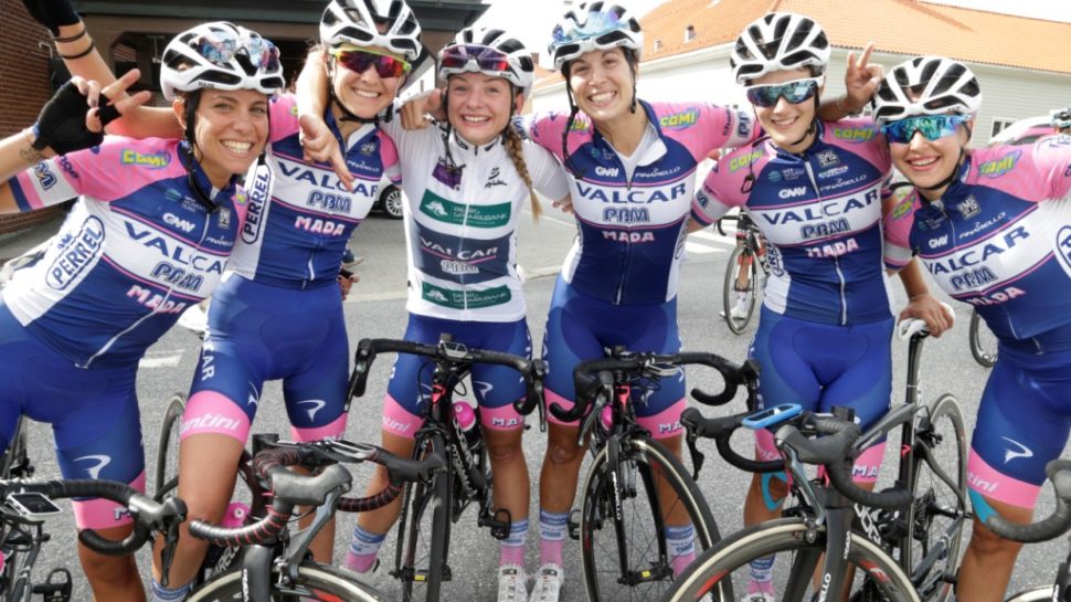 Chiara Consonni conquista la maglia di miglior giovane al Tour of Norway: Confalonieri, Consonni, Persico e Sanguineti nelle prime tredici