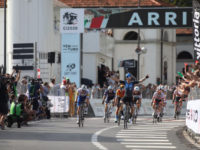 Giacomo Nizzolo del Ntt Pro Cycling Team conquista in volata il titolo di Campione Italiano di Ciclismo 2020