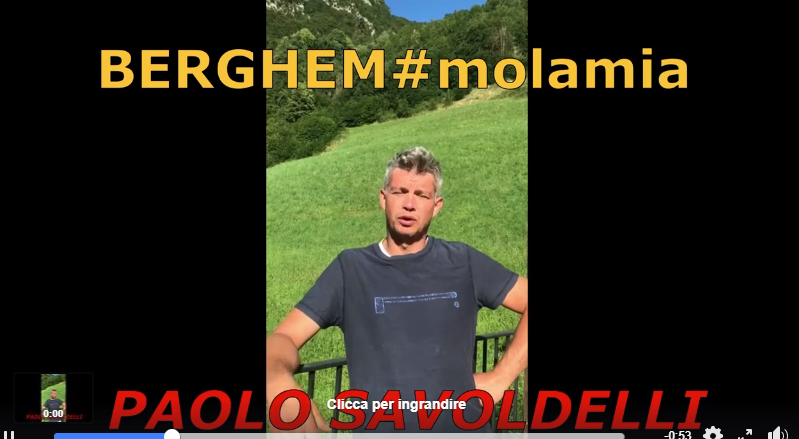 BERGHEM#molamia: manca un mese all’evento, il video messaggio di Paolo Savoldelli