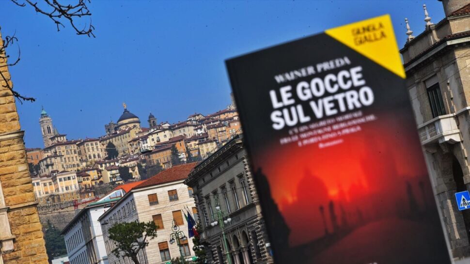 Un giallo ambientato a Bergamo. Il successo in libreria del thriller ‘Le gocce sul vetro’ dello scrittore bergamasco Wainer Preda