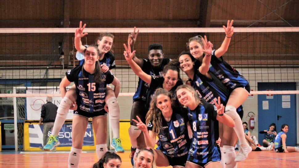 Volley B1 donne, grande vittoria in rimonta del Chorus Lemen contro Ostiano