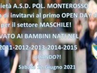 Il 12 giugno l’Open Day del Monterosso per bambini nati dal 2010 al 2015