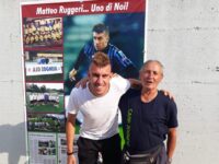 Matteo Ruggeri al Camp della Zognese saluta il primo allenatore Bonacina. Ospiti anche il maestro Bonifaccio e Foscarini