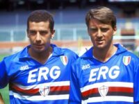 Le maglie originali della Samp firmate da Vialli e Mancini, due grandi uomini come tanti mister dei nostri vivai