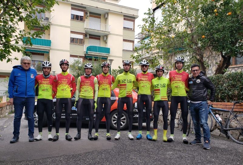 Velo Plus Racing Team Palazzago, gradita visita del ct Amadori nel ritiro di Sorrento