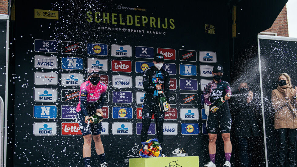 Chiara Consonni è seconda allo Scheldeprijs