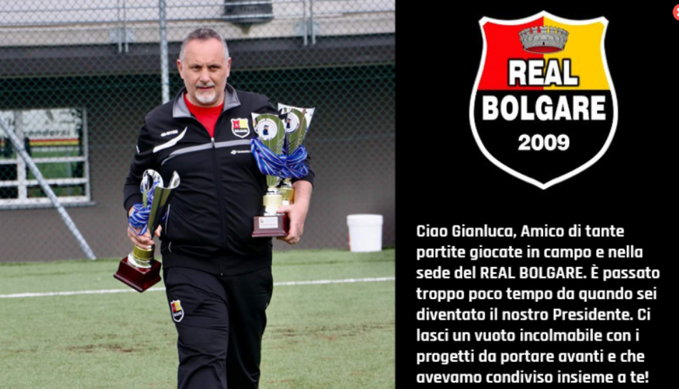 E’ morto Gianluca Salvi presidente del Real Bolgare