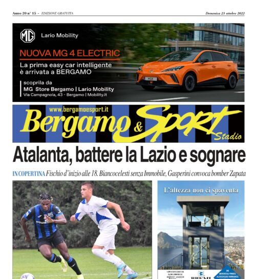 Leggi qui il Bergamo&Sport stadio dedicato ad ATALANTA-LAZIO