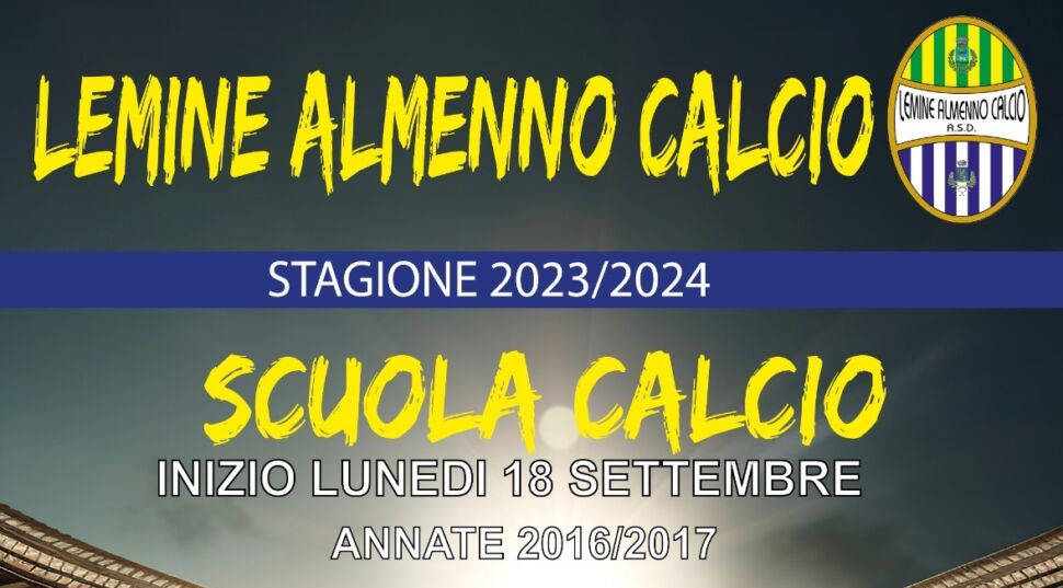 Il Lemine Almenno vi invita alla sua Scuola Calcio