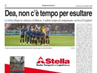 Atalanta-Cagliari l’occasione è ghiotta. Leggi qui o scarica gratuitamente il Bergamo&Sport Stadio