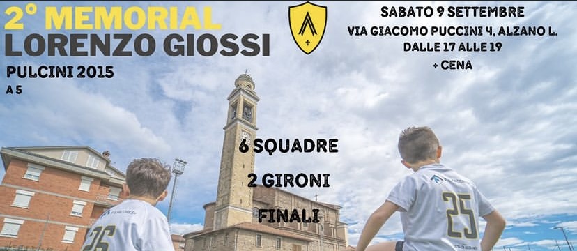 Città di Alzano: Arriva il 2º Memorial Lorenzo Giossi