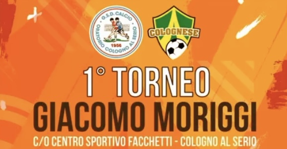 Ecco il primo torneo Giacomo Moriggi