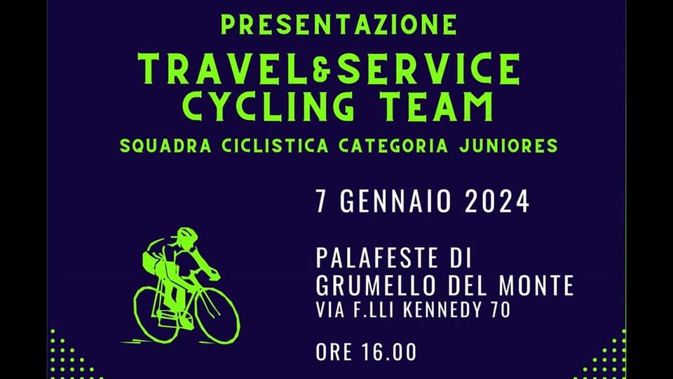 Travel & Service Cycling Team, il 7 gennaio la presentazione a Grumello del Monte