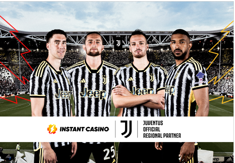 Il nuovo casino online ‘Instant Casino’ è l’Official Regional Partner della Juventus