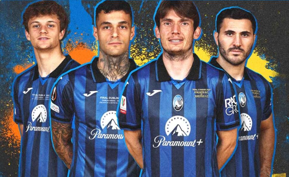 Atalanta, i 21 per la finale di Coppa Italia: due finali con Paramount sponsor