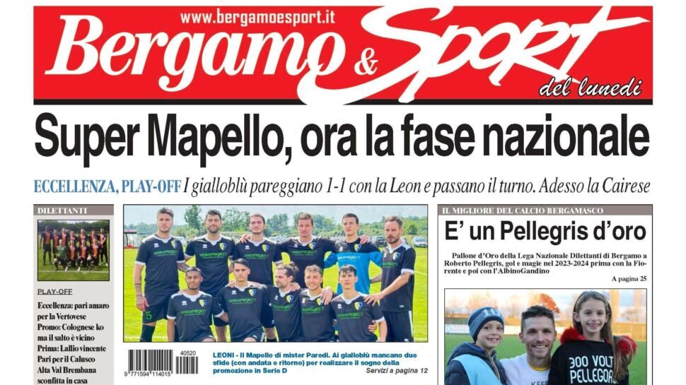 Bg & Sport in edicola: in evidenza Mapello, Lallio, Ponte e Arzago