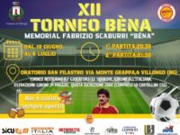 XII Torneo Bena a Villongo, in ricordo di Fabrizio Scaburri a cura degli Oratori Villongo