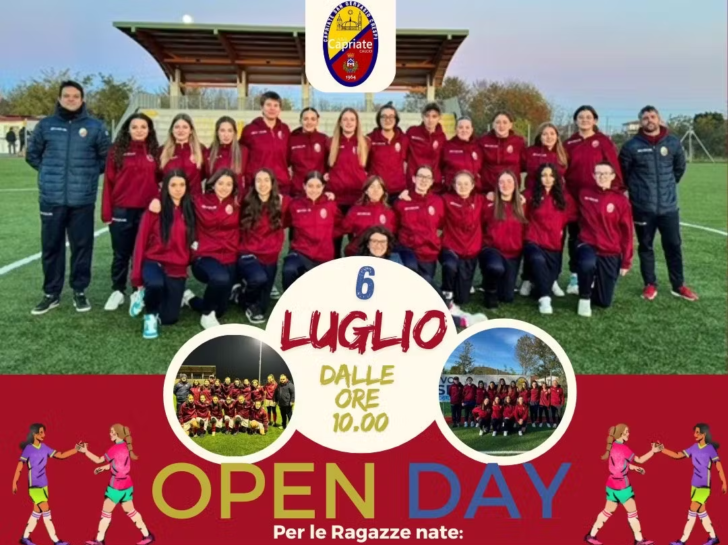 Capriate, il 6 luglio open day per ragazze dal 2012 al 2005