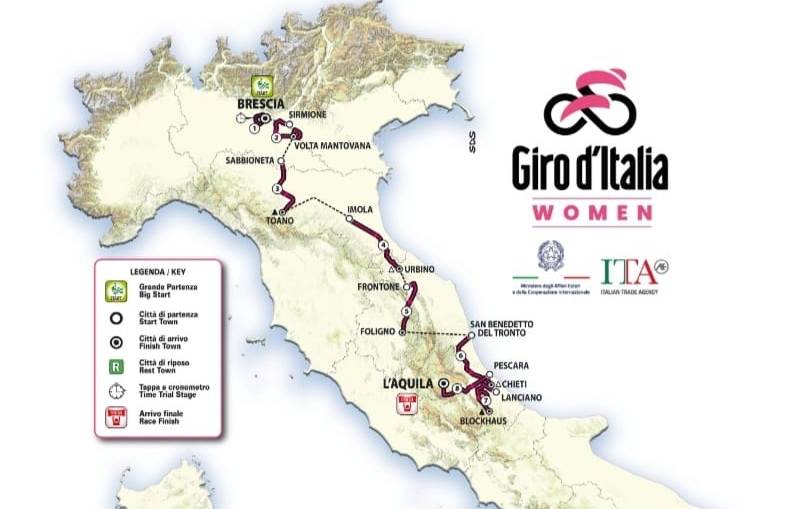 Giro d’Italia Femminile, domani il via a Brescia (e c’è anche tanta Bergamo)