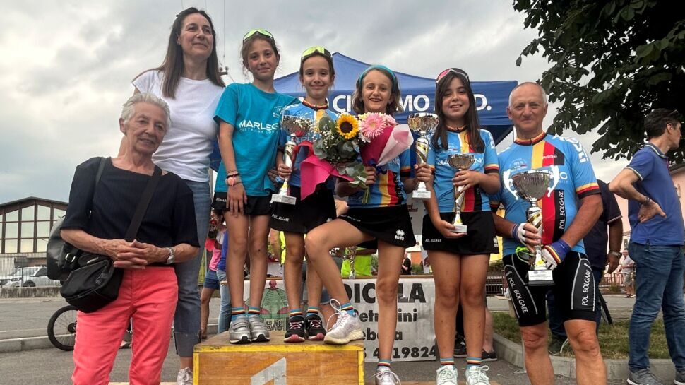 Grande festa di ciclismo alla gincana di Spirano