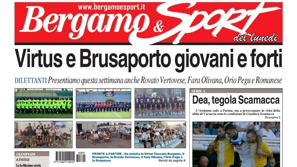 Bg & Sport in edicola: presentiamo Virtus, Brusa, Rovato Vertovese, Fara, Orio Pegu e Romanese