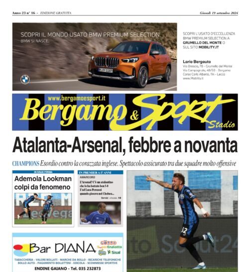 C’è Atalanta-Arsenal febbre a 90, ecco il Bergamo & Sport stadio