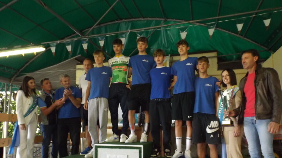 Ciclismo, Allievi. Almenno: Brustia al fotofinish, Mazzoleni Campione Lombardo e Bergamasco della Cronoscalata