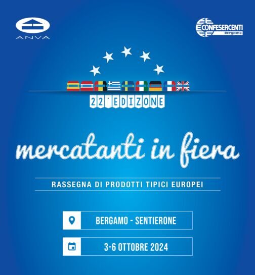 Mercatanti in Fiera, la 22esima edizione della rassegna dei prodotti tipici europei, da giovedì 3 a domenica 6 ottobre