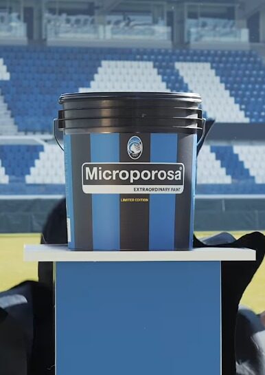 Una pittura unica per i tifosi dell’Atalanta: MICROPOROSA® celebra eccellenza e passione sportiva