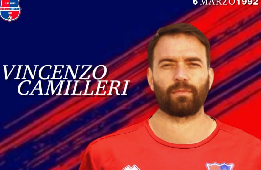 UFFICIALE – La Virtus Ciserano Bergamo annuncia Vincenzo Camilleri