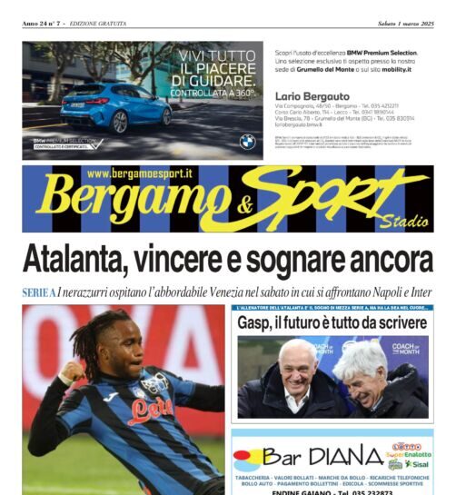 Atalanta-Venezia leggi qui il Bergamo & Sport stadio