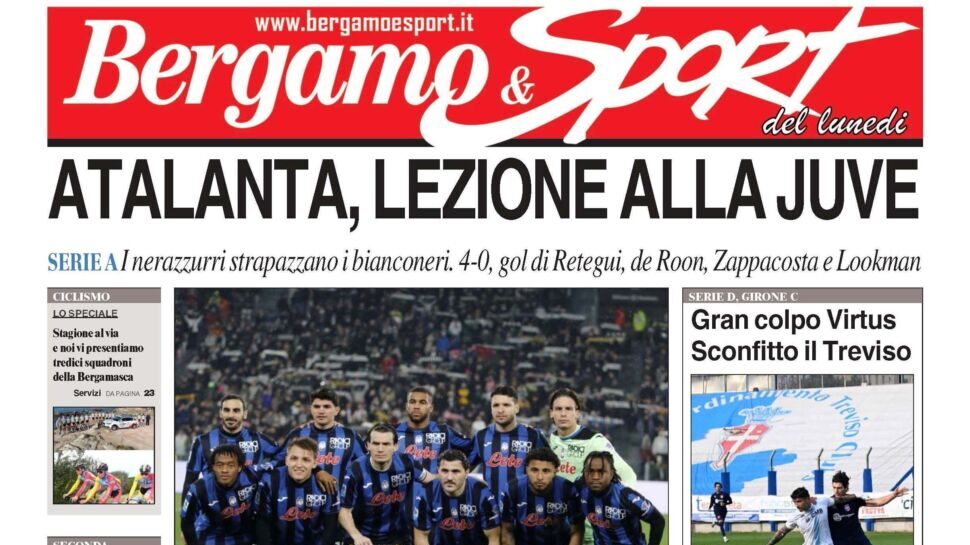 Bg & Sport in edicola: in evidenza l’Atalanta, la Virtus Ciserano Bergamo, l’Oriens, la Roncola, l’AlzaNese e il ciclismo giovanile